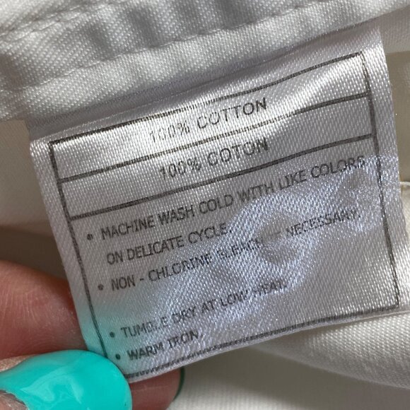 Ariat Mens Long Sleeve White Button-Up Western Shirt Brushpopper Work - Picture 14 of 15